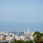 京都　清水寺からの眺め